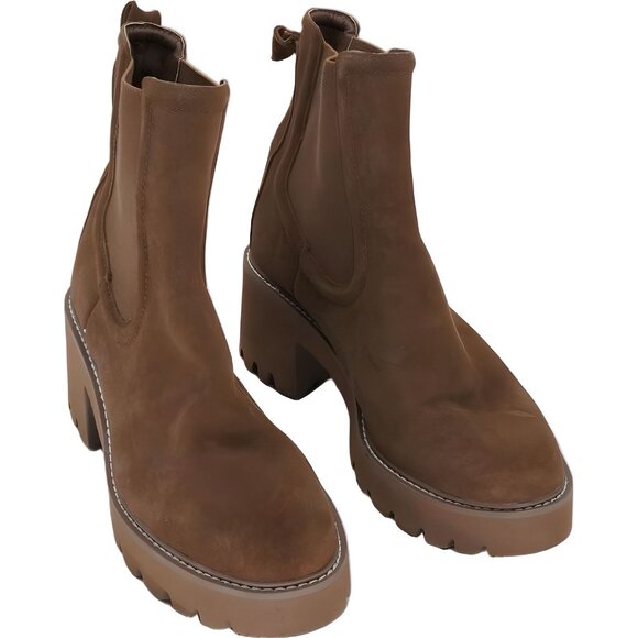 Dolce Vita Women's Hawkeye Suede Waterproof Booties Size 9 - Picture 1 of 6